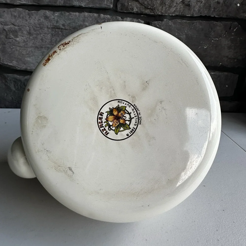 Vintage 1982 Gailstyn Sutton Azalea Floral Tea Pot Kettle Cottagecore Granny